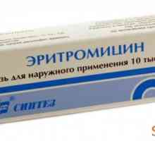 Unguent eritromicina pentru acnee
