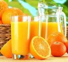 Tangerine suc de vitamina