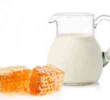 Lapte și miere pentru a trata dureri în gât