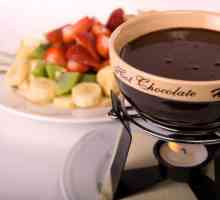 Desert de ciocolată - fondue