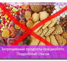 Alimente interzise in diabetul zaharat. lista detaliată