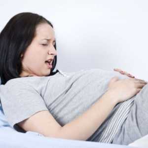 Durere în intestine în timpul sarcinii - fie că este periculos?