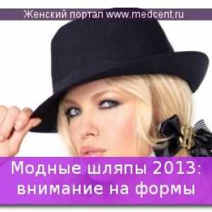 Pălării de moda 2013: se concentreze pe formularul
