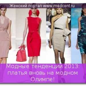 Moda tendinte 2013: rochia înapoi moda Olympus!