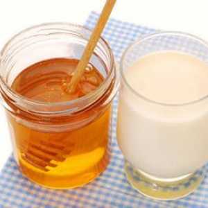Rețete miere și lapte cu angină