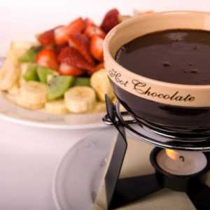 Desert de ciocolată - fondue