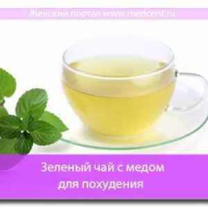 Ceaiul verde cu miere pentru pierderea în greutate